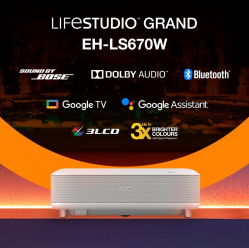 Projektor Epson EH-LS670W 3LCD KD 4KUHD/3600L/5m:1/16:9/biały