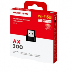 Karta sieciowa TP-LINK Mercusys AX300 NanoWi-Fi USB Adapter MA14N SPEED: 287 Mbps at 2.4 GHz