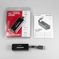 Karta sieciowa ADE-XR Fast Ethernet adapter, USB2.0, instalacja automatyczna