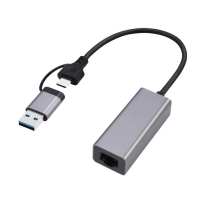 Karta sieciowa Gembird USB 3.1 USB-A/USB-C Gigabit