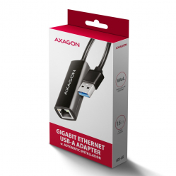 Karta sieciowa ADE-AR Gigabit Ethernet adapter, USB-A 3.2 Gen 1, instalacja automatyczna