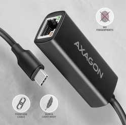 Karta sieciowa ADE-ARC Gigabit Ethernet adapter, USB-C 3.2 Gen 1, instalacja automatyczna