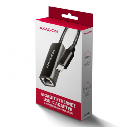 Karta sieciowa ADE-ARC Gigabit Ethernet adapter, USB-C 3.2 Gen 1, instalacja automatyczna