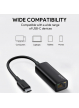 Karta sieciowa CB-A30 aluminiowa USB-C Gigabit 10/100/1000 Mbps RJ45 | 1 Gb/s | USB 3.0 Typ C | diody LED
