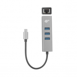Adapter TB USB C - RJ45 + 3xUSB A - 1000 Mb/s 