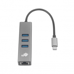 Adapter TB USB C - RJ45 + 3xUSB A - 1000 Mb/s 