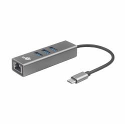 Adapter TB USB C - RJ45 + 3xUSB A - 1000 Mb/s 