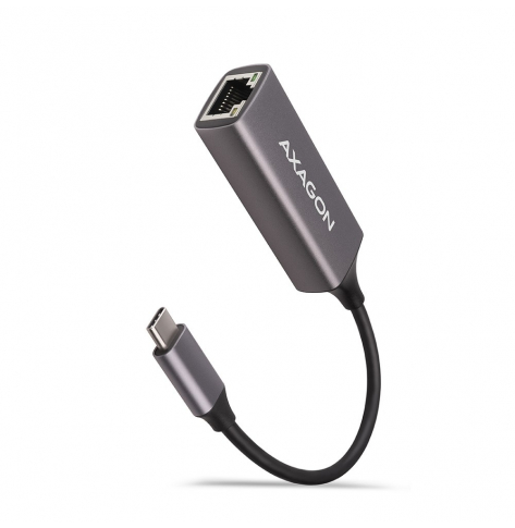 Karta sieciowa ADE-TRC Gigabit Ethernet adapter, USB-C 3.2 Gen 1, instalacja automatyczna, metalowy, tytanowa szarość