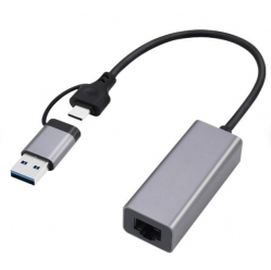Karta sieciowa Gembird USB 3.1 USB-A/USB-C 2.5 Gb/s 