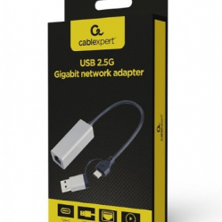 Karta sieciowa Gembird USB 3.1 USB-A/USB-C 2.5 Gb/s 