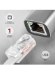 Karta sieciowa ADE-TXCA Gigabit Ethernet adapter, USB-C (USB-A redukcja) 3.2 Gen 1, instalacja automatyczna