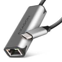 Karta sieciowa ADE-25RC 2.5 Gigabit Ethernet, Realtek 8156, USB-C 3.2 Gen 1, automatyczna instalacja, szara