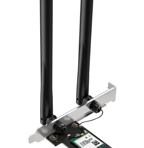 Karta sieciowa TP-LINK Mercusys AX1800 Dual-Band Wi-Fi 6 Bluetooth PCI Express Adapter SPEED: 1201 Mbps at 5 GHz + 574 Mbps at 2.4 GHz MA70XE 
