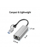 Adapter LogiLink USB-A/-C do 2,5G Ethernet, szary 