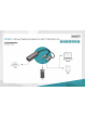 Karta sieciowa Digitus przewodowa USB 3.1 Typ C + USB A do 1x RJ45 2.5 Gigabit Ethernet 10/100/1000/2500Mbps