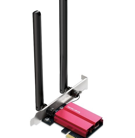Karta sieciowa TP-LINK Mercusys MA86XE AXE5400 Tri-Band Wi-Fi 6E Bluetooth PCI Express Adapter 