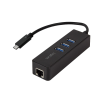 Adapter LogiLink Gigabit Ethernet do USB 3.0 z hubem USB 