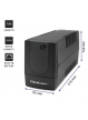 UPS Qoltec Zasilacz awaryjny | Monolith | 650VA | 360W 