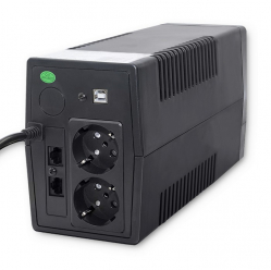 UPS Qoltec Zasilacz awaryjny | Monolith | 850VA | 480W | LCD | USB | RJ45 