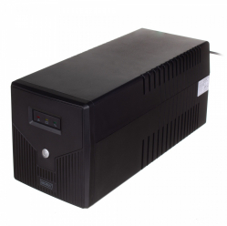 UPS Digitus Zasilacz awaryjny Line-Ineractive LED, 1000VA/600W, 2x12V/7Ah, AVR, 4xSCHUKO, USB, RS232, RJ45