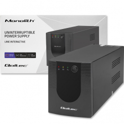 UPS Qoltec Zasilacz awaryjny | Monolith | 1200VA | 720W 