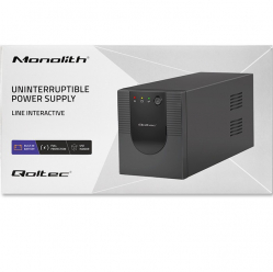 UPS Qoltec Zasilacz awaryjny | Monolith | 1200VA | 720W 