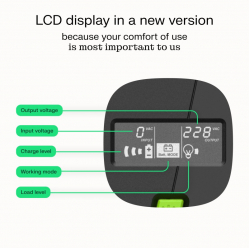 Zasilacz awaryjny 600W/1000VA modyfikowana sinusoida 