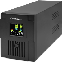 UPS Qoltec Zasilacz awaryjny | Monolith | 1500VA | 900W | LCD | USB 