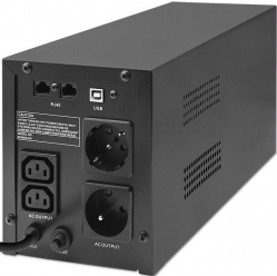 UPS Qoltec Zasilacz awaryjny | Monolith | 1500VA | 900W | LCD | USB 