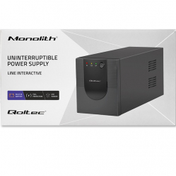 UPS Qoltec Zasilacz awaryjny | Monolith | 2000VA | 1200W 