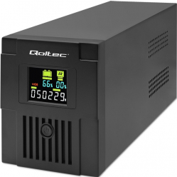 UPS Qoltec Zasilacz awaryjny | Monolith | 2000VA | 1200W | LCD | USB 