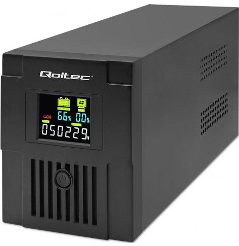 UPS Qoltec Zasilacz awaryjny | Monolith | 2000VA | 1200W | LCD | USB 