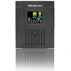 UPS Qoltec Zasilacz awaryjny | Monolith | 2000VA | 1200W | LCD | USB 