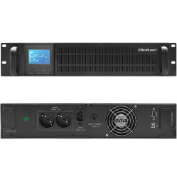 Qoltec Zasilacz awaryjny UPS RACK | 1kVA | 800W | LCD 
