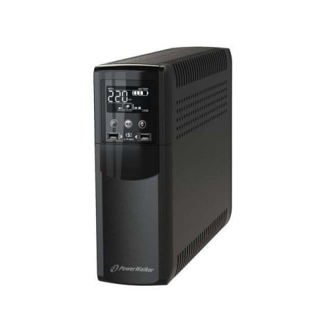 PowerWalker Zasilacz awaryjny VI 1500 CSW line-interactive 1200VA 4x230V schuko USB-B 2xUSB ładowarka