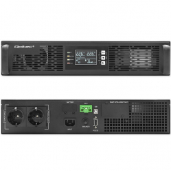 UPS Qoltec Zasilacz awaryjny do RACK | 1kVA | 1000W | Power Factor 1.0 |LCD | On-line 
