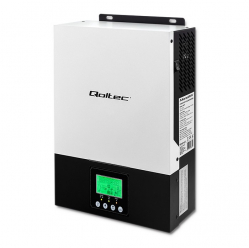 Qoltec Hybrydowy inwerter solarny Off-Grid 2.4kW | 80A | MPPT | Sinus 