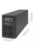 UPS Qoltec Zasilacz awaryjny 2kVA | 2000W | Power Factor 1.0 | LCD | EPO| USB | On-line 