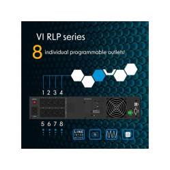 PowerWalker Zasilacz awaryjny UPS Line-interactive 1000VA 8xIEC C13 USB-B EPO LCD 2U 