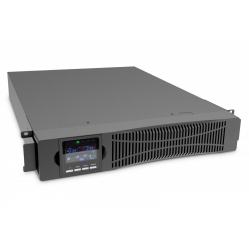 UPS Digitus Zasilacz awaryjny Online Rack 19" LCD, 2000VA/2000W, 4x12V/9Ah, 8xC13, USB, RS232, RJ45