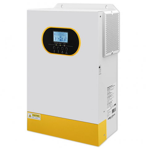 Qoltec Hybrydowy inwerter solarny Off-Grid 5.5kVA | 5.5kW | 100A | MPPT | LCD | BMS | Sinus 
