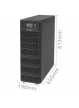 UPS Qoltec Zasilacz awaryjny 6kVA | 6000W | Power Factor 1.0 | LCD | EPO| USB | On line 