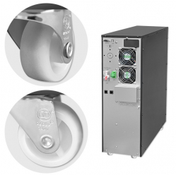 UPS Qoltec Zasilacz awaryjny 6kVA | 6000W | Power Factor 1.0 | LCD | EPO| USB | On line 