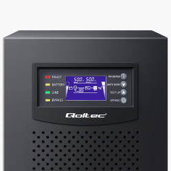 Qoltec Zasilacz awaryjny UPS 3-fazowy | 10kVA | LCD | EPO | USB | On-line | High frequency 