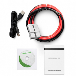 Qoltec Zasilacz awaryjny UPS 3-fazowy | 10kVA | LCD | EPO | USB | On-line | High frequency 