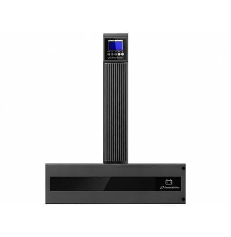 PowerWalker Zasilacz awaryjny On-Line 6kVA RTG PF1, 2x IEC Out + Terminal, USB/RS-232, LCD, Rack 19 cali + baterie 