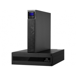 PowerWalker Zasilacz awaryjny On-Line 6kVA RTG PF1, 2x IEC Out + Terminal, USB/RS-232, LCD, Rack 19 cali + baterie 