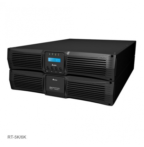DELTA Zasilacz UPS RT-6K 6kVA/6kW Standard 6xC13 3xC19 16x7Ah 