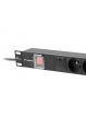 Listwa zasilająca LANBERG rack PDU 19 cali 1U 16A 6X 230V PL 2m czarna