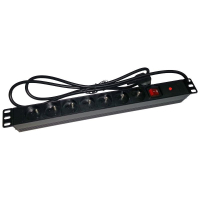 Listwa zasilająca Alantec 19" 7xCEE 7/5 wtyk CEE 7/7